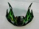 Verde Preto Carenagem Moto Yamaha R6 98-02 Verde Preto Carenagem Moto Yamaha R6 98-02