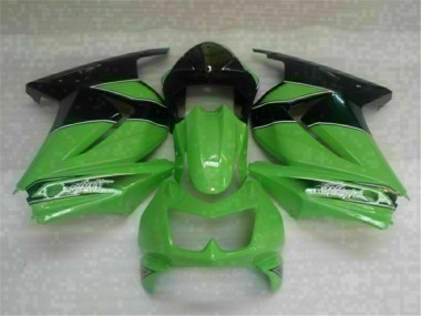 Verde Preto Carroçaria Moto Kawasaki EX250 08-12