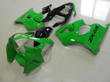 Verde Preto Cauda Carenagem Moto Kawasaki ZX6R 00-02