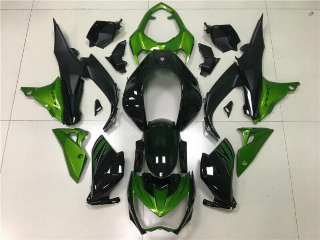 Verde Preto Injeção Kit Carenagem Kawasaki Z800 13-16 Verde Preto Injeção Kit Carenagem Kawasaki Z800 13-16