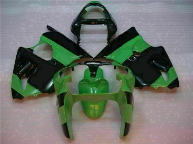 Verde Preto Injeção Kit Carenagem Kawasaki ZX6R 00-02