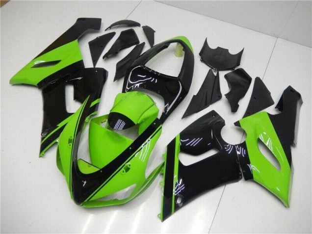 Verde Preto Injeção Kit Carenagem Kawasaki ZX6R 05-06