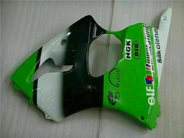 Verde Preto Injeção Kits Carenagem Moto Kawasaki ZX6R 00-02 Verde Preto Injeção Kits Carenagem Moto Kawasaki ZX6R 00-02
