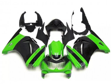 Verde Preto Kit Completo Carenagem Moto Kawasaki EX250 08-12