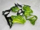 Verde Preto Moto Plástico Kawasaki EX250 08-12 Verde Preto Moto Plástico Kawasaki EX250 08-12