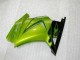 Verde Preto Moto Plástico Kawasaki EX250 08-12 Verde Preto Moto Plástico Kawasaki EX250 08-12