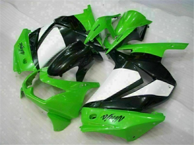 Verde Preto Ninja Abs Moto Plástico Kawasaki EX250 08-12 Verde Preto Ninja Abs Moto Plástico Kawasaki EX250 08-12