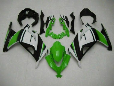 Verde Preto Prata Carenagem Moto Kawasaki EX300 13-16