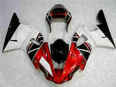 Vermelho Abs Kit Carenagem & Plásticos Moto Yamaha R1 00-01
