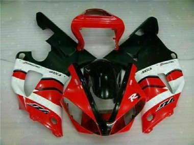 Vermelho Abs Moto Plásticos Yamaha R1 00-01