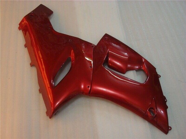 Vermelho Abs Motocicleta Plástico Kawasaki ZX6R 05-06 Vermelho Abs Motocicleta Plástico Kawasaki ZX6R 05-06