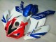 Vermelho Azul Branco Carenagem Moto Honda CBR 1000RR 04-05 Vermelho Azul Branco Carenagem Moto Honda CBR 1000RR 04-05