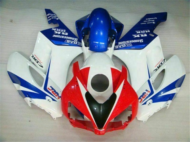 Vermelho Azul Branco Carenagem Moto Honda CBR 1000RR 04-05 Vermelho Azul Branco Carenagem Moto Honda CBR 1000RR 04-05
