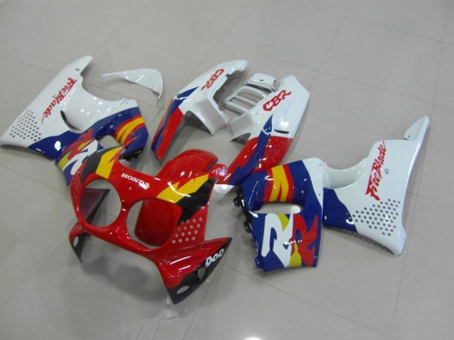 Vermelho Azul Branco Carenagem Moto Honda CBR 900RR 893 94-95 Vermelho Azul Branco Carenagem Moto Honda CBR 900RR 893 94-95
