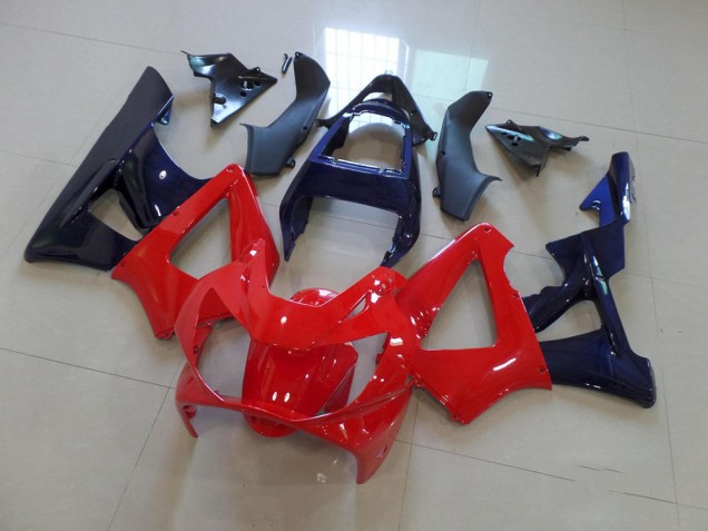 Vermelho Azul Escuro Carenagem Moto Honda CBR 900RR 929 00-01