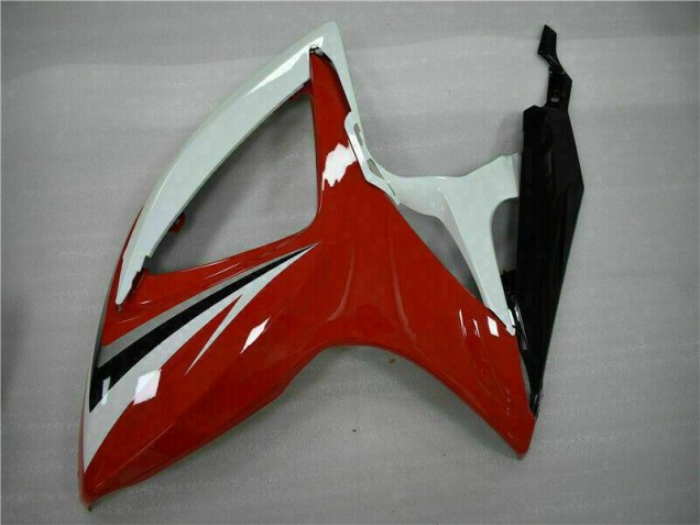 Vermelho Branco Abs Carenagem Moto Suzuki GSXR 600 / 750 K6 06-07 Vermelho Branco Abs Carenagem Moto Suzuki GSXR 600 / 750 K6 06-07