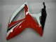 Vermelho Branco Abs Carenagem Moto Suzuki GSXR 600 / 750 K6 06-07 Vermelho Branco Abs Carenagem Moto Suzuki GSXR 600 / 750 K6 06-07