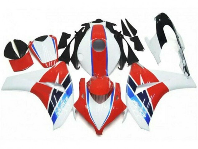 Vermelho Branco Abs Kits Completos Carenagem Moto Honda CBR 1000RR 08-11
