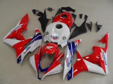 Vermelho Branco Abs Kits Completos Carenagem Moto Honda CBR 600RR 07-08