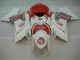 Vermelho Branco Abs Moto Plástico Suzuki GSXR 1000 K7 07-08