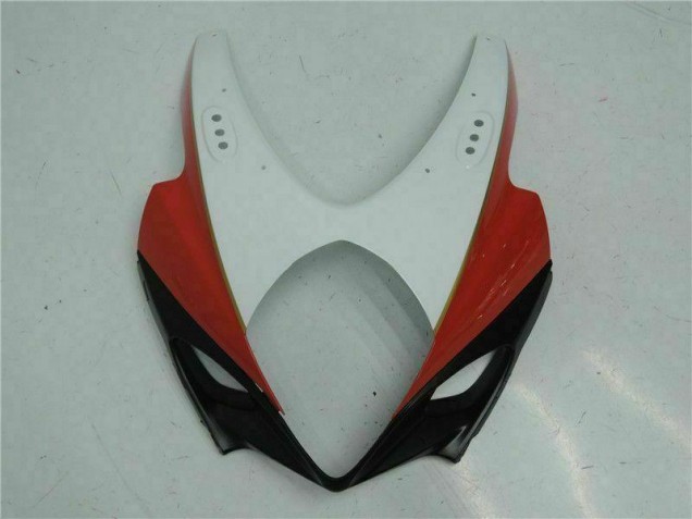 Vermelho Branco Abs Moto Plásticos Suzuki GSXR 1000 K7 07-08 Vermelho Branco Abs Moto Plásticos Suzuki GSXR 1000 K7 07-08