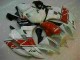 Vermelho Branco Abs Moto Plásticos Yamaha R6 06-07 Vermelho Branco Abs Moto Plásticos Yamaha R6 06-07