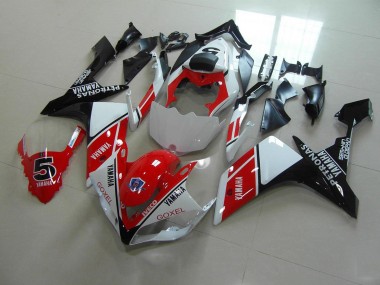 Vermelho Branco Adesivos Carenagem Moto Yamaha R1 07-08