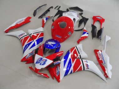 Vermelho Branco Azul HRC 23 Carenagem Moto Honda CBR 1000RR 12-16