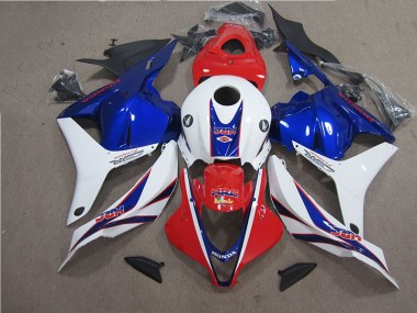 Vermelho Branco Azul HRC Kits Carenagem Moto Honda CBR 600RR 09-12
