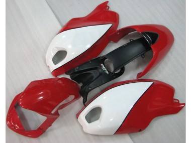 Vermelho Branco Carenagem Moto Ducati Monster 696 08-12