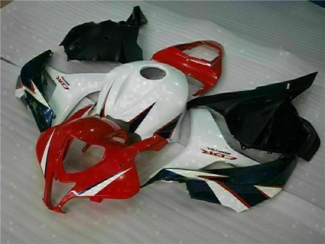 Vermelho Branco Carenagem Moto Honda CBR 600RR 09-12 Vermelho Branco Carenagem Moto Honda CBR 600RR 09-12