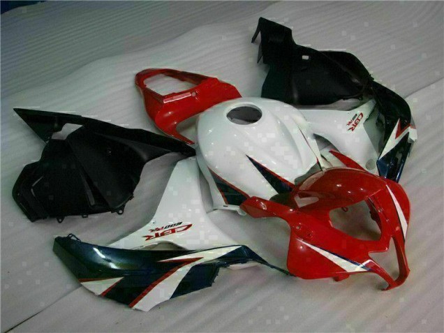 Vermelho Branco Carenagem Moto Honda CBR 600RR 09-12 Vermelho Branco Carenagem Moto Honda CBR 600RR 09-12
