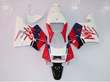 Vermelho Branco Carenagem Moto Kawasaki ZX9R 00-01