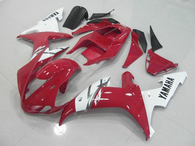 Vermelho Branco Carenagem Moto Yamaha R1 02-03 Vermelho Branco Carenagem Moto Yamaha R1 02-03