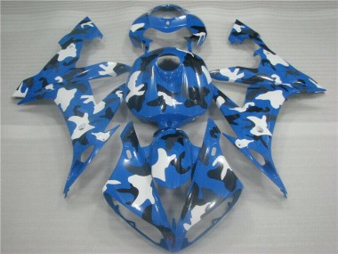 Vermelho Branco Carenagem Moto Yamaha R1 04-06