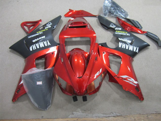 Vermelho Branco Carenagem Moto Yamaha R1 09-11