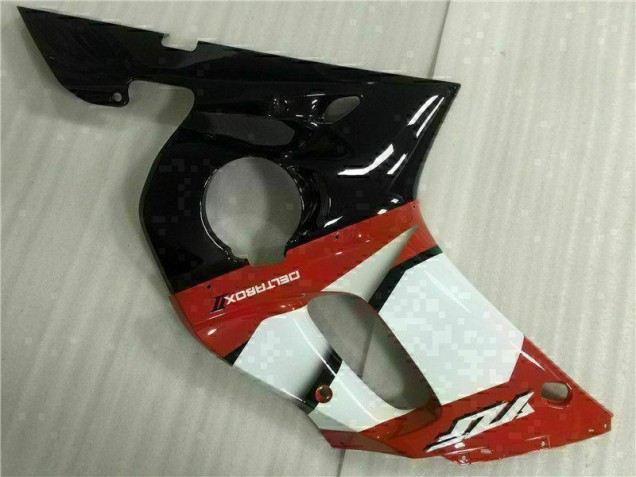 Vermelho Branco Carenagem Moto Yamaha R6 98-02 Vermelho Branco Carenagem Moto Yamaha R6 98-02