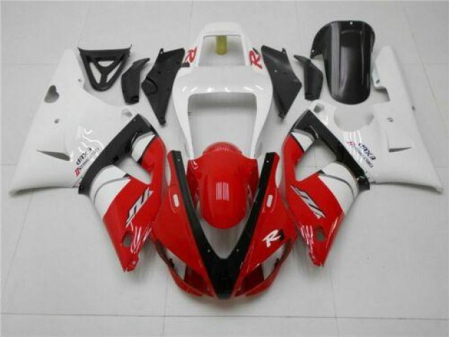 Vermelho Branco Carroçaria Moto Yamaha R1 98-99 Vermelho Branco Carroçaria Moto Yamaha R1 98-99