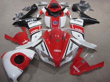 Vermelho Branco Kit Completo Carenagem Moto Yamaha R1 07-08