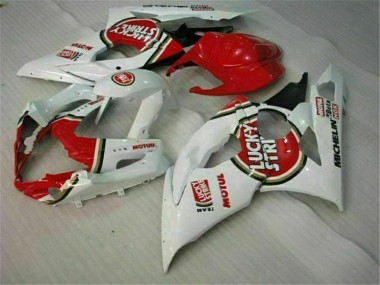 Vermelho Branco Kits Carenagem Moto Suzuki GSXR 1000 K5 05-06
