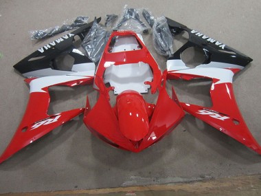 Vermelho Branco Kits Completo Carenagem Moto Yamaha R6 03-05