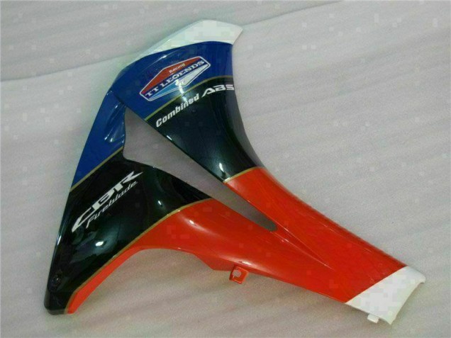 Vermelho Branco Moto Plástico Honda CBR 1000RR 08-11 Vermelho Branco Moto Plástico Honda CBR 1000RR 08-11