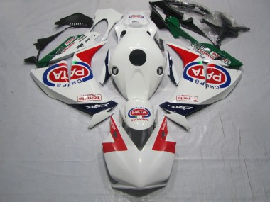 Vermelho Branco PATA Carenagem Moto Honda CBR 1000RR 12-16