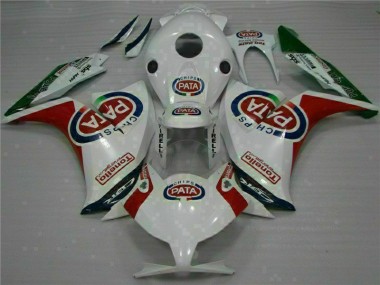 Vermelho Branco PATA Injeção Kit Carenagem Honda CBR 1000RR 12-16