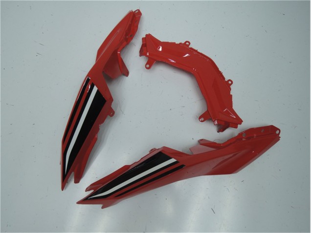 Vermelho Branco Preto Carenagem Moto Kawasaki EX300 13-16 Vermelho Branco Preto Carenagem Moto Kawasaki EX300 13-16