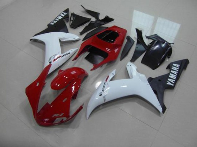 Vermelho Branco Preto Carenagem Moto Yamaha R1 02-03 Vermelho Branco Preto Carenagem Moto Yamaha R1 02-03