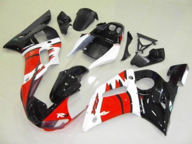 Vermelho Branco Preto Carroçaria Moto Yamaha R6 98-02