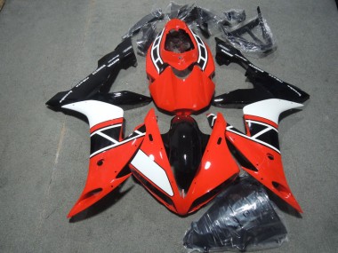 Vermelho Branco Preto Moto Plásticos Yamaha R1 04-06