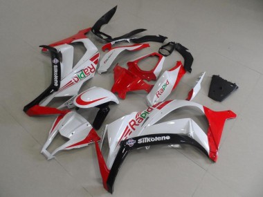 Vermelho & Branco Rapid Carenagem Moto Kawasaki ZX10R 11-15