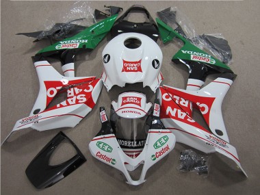 Vermelho Branco San Carlo Carenagem Moto Honda CBR 600RR 07-08